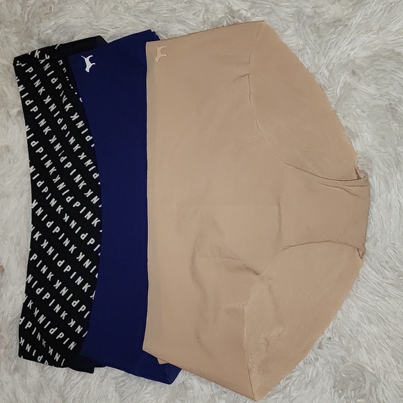 PINK Victoria's Secret Intimates & Sleepwear 3 Pairs Of Vs Pink Large Cheekster Hipster